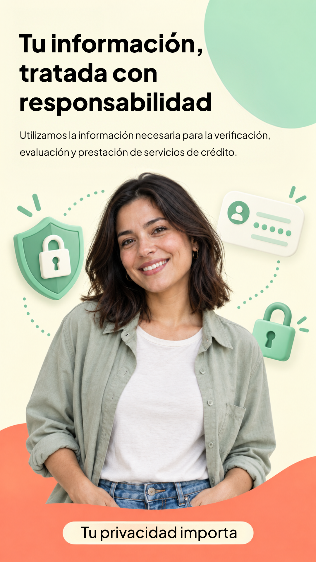 Tu información, tratada con responsabilidad